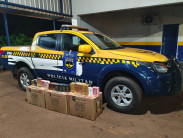 Polícia apreende perfumes irregulares transportados em ônibus na MS-134