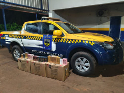 Polícia apreende perfumes irregulares transportados em ônibus na MS-134