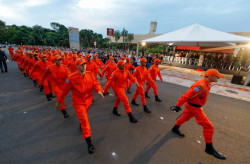 Governo de MS entrega de novas viaturas e forma oficiais e soldados temporários