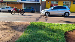 Acidente em frente à Receita Federal deixa criança de 9 anos com escoriações