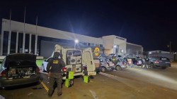 Comboio é interceptado com R$ 450 mil em produtos de contrabando e descaminho