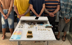Investigação sobre tráfico de drogas leva cinco para a cadeia em Eldorado