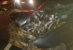 Colisão frontal mata 2 pessoas e deixa crianças feridas em Três Lagoas