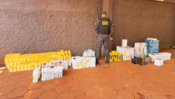 Motoristas são presos em MS com carga milionária de eletrônicos e medicamentos com destino a SP