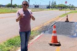 Na véspera da inauguração, vereador denuncia falhas na obra da Coronel Ponciano