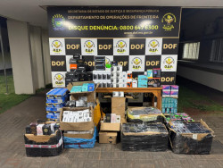DOF apreende R$ 1 milhão em mercadorias nos distritos de Vila Vargas e Cruzaltina