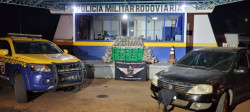 Homem é preso na MS-289 com 221 quilos de drogas que seriam levados para São Paulo