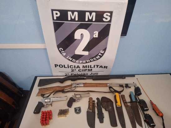 Caçadores invadem fazenda e são presos após um deles ser ferido por tiro acidental