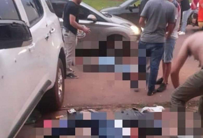 Quatro são executado em Pedro Juan Caballero (Imagem: Ponta Porã News)