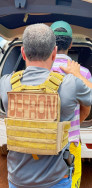 Autor foi preso ontem, por policiais da Defron (Foto: Divulgação/Defron)