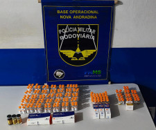 Polícia Rodoviária apreende R$ 73,8 mil em medicamentos contrabandeados