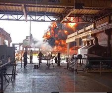 Agora: incêndio atinge usina de etanol e açúcar em Caarapó