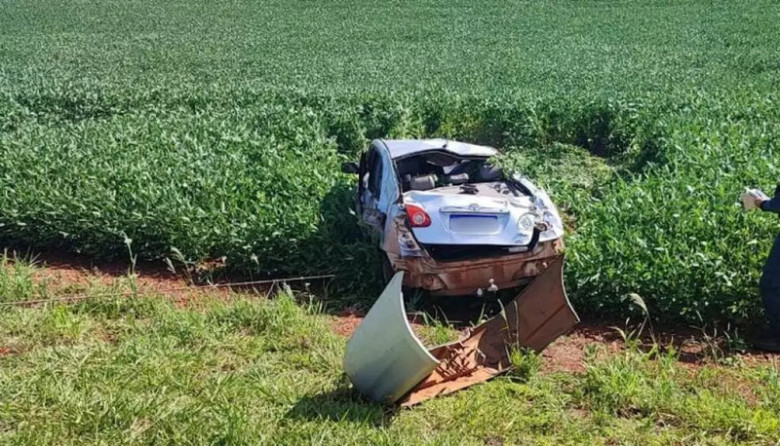 Acidente causado por buracos deixa três feridos na rodovia MS-386