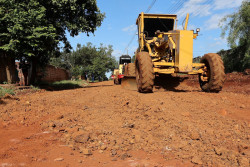 Cascalhamento na Campina Verde chega à fase final, anuncia prefeitura
