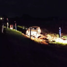 Motorista morre e passageiro fica gravemente ferido após caminhonete capotar na BR-376