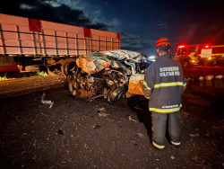 Identificadas as vítimas do acidente entre carro e carro tá na BR-267
