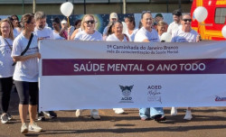 Saúde mental em pauta: Liandra participa da 1ª Caminhada Janeiro Branco