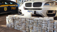 BMW X6 é interceptada em rodovia federal de MS com 130 quilos de cocaína