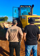 Polícia recupera em Caarapó pá carregadeira furtada em dezembro de 2025