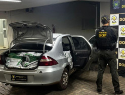 DOF apreende carga de agrotóxicos contrabandeados em Maracaju