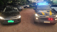 Moradora em SP e esposo residente em Dourados são presos com carro furtado