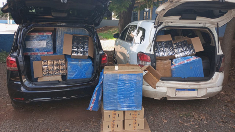 Trio é preso com mercadorias contrabandeadas em Dourados