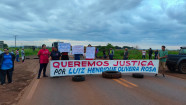 Moradores bloqueiam BR-163 em trecho onde motociclista foi morto por motorista bêbado