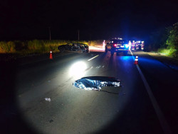 Muambeiro capota carro lotado de cigarros eletrônicos e morre atropelado na BR-163