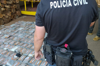 Polícia Civil incinera cocaína encontrada em queda de helicóptero (Imagem: Divulgação)