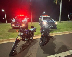 Polícia acaba com “rachas” no Distrito Industrial e apreende quatro motos