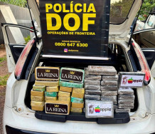 DOF apreende 52 quilos de cocaína em compartimento oculto de Punto