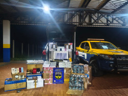 Polícia apreende medicamentos e eletrônicos avaliados em quase R$ 500 mil