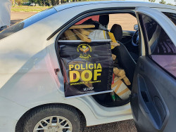 Veículo que seguia com 400kg de maconha é apreendido