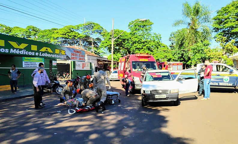 Grave acidente em Dourados (Imagem: Adilson Domingos)