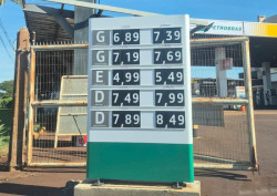 Pesquisa verifica aumento de 5,18% na gasolina e de 16,88% no diesel em Dourados