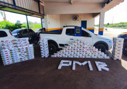 Polícia prende homem com carga de cigarros avalida em quase R$ 40 mil em MS