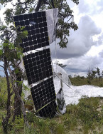 Balão com equipamentos tecnológicos fica pendurado em árvore após cair no Jalapão