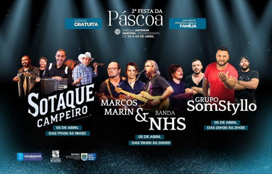 Festa da Páscoa chega no último dia com sorteio de ovos de chocolate e shows