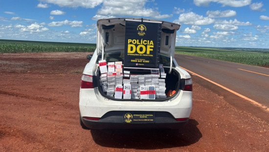 Homem é preso com 239 celulares avaliados em R$ 2 milhões na fronteira com o Paraguai