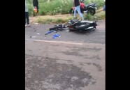 Colisão entre moto e carro deixa homem gravemente ferido no Jardim Clímax