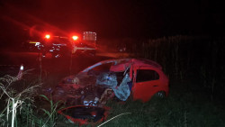 Colisão em trecho entre Indápolis e Lagoa Bonita mata condutor de carro