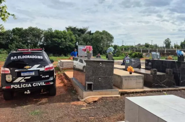 Homens confessam que violaram sepultura de vítima de feminicídio em Eldorado