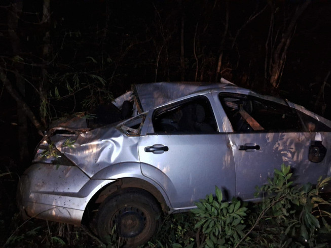 Homem de 69 anos morre após perder controle e capotar veículo na MS-276