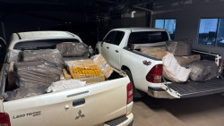 Polícia Federal apreende uma tonelada de maconha em depósito na fronteira