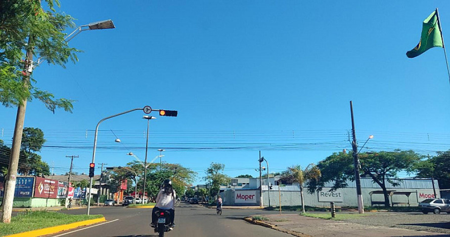 Céu claro e sem previsão de chuva para Dourados (Imagem: Dourados Informa)