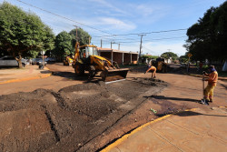 Dourados intensifica recuperação asfáltica e avança em 4 bairros