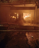 Fogo atinge centro comercial em Pedro Juan e perícia descarta curto-circuito