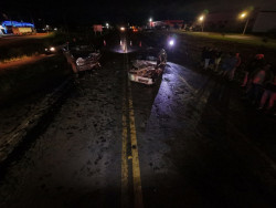 Motorista morre após colisão entre Palio e Silverado na BR-463