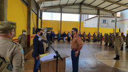 Militares recebem homenagem pelos 45 anos de história em Dourados (Imagem: Adilson Domingos)