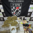 Jovem é preso com skunk, LSD e haxixe durante operação no Jardim São Pedro